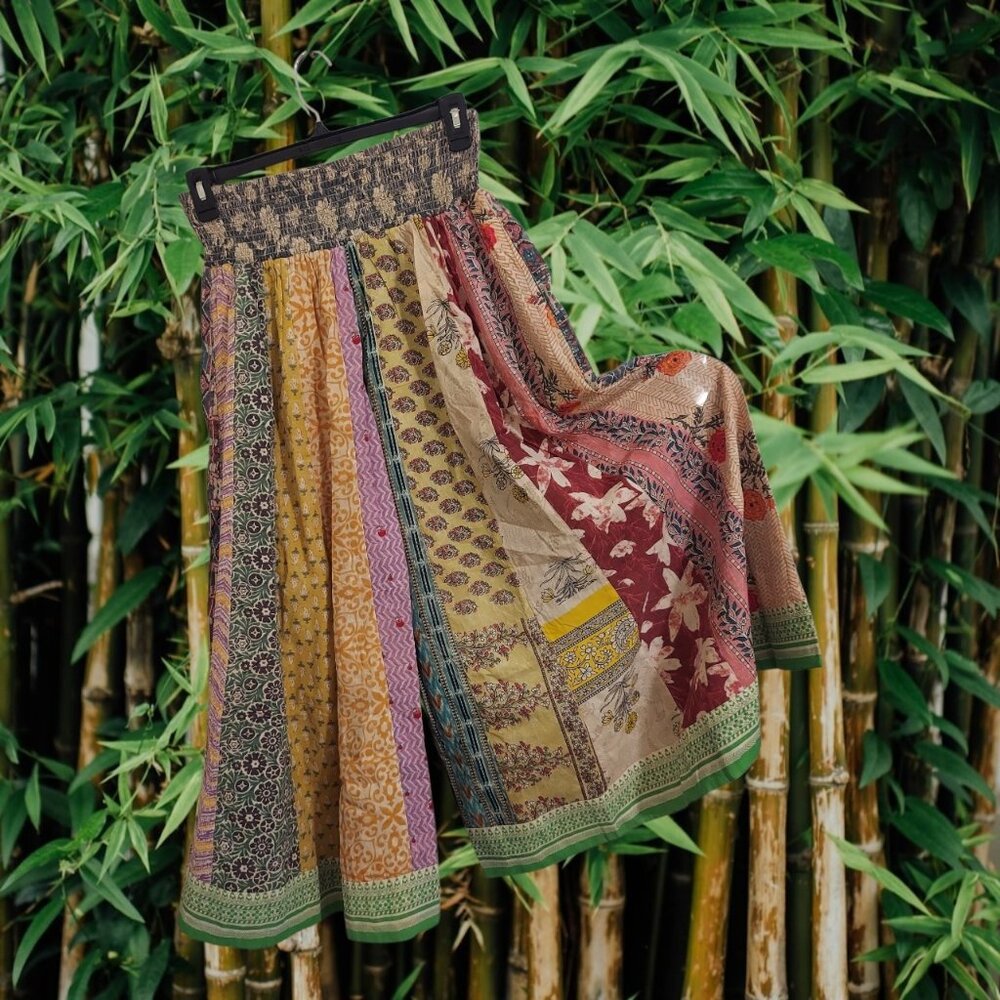 NWT Wide Leg Patchwork Traveler Lounge Pants-Size Large